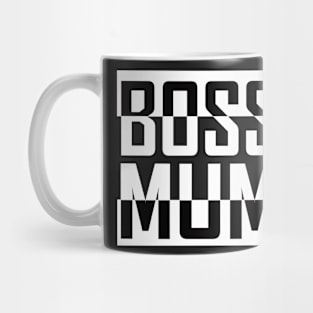 Boss Mum White Mug